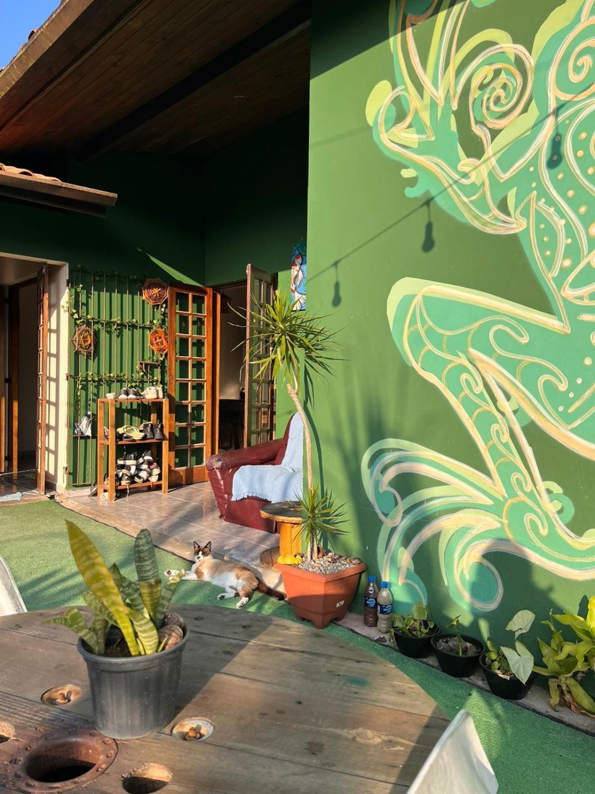 Kambô Surf House Hostel Ubatuba Ngoại thất bức ảnh
